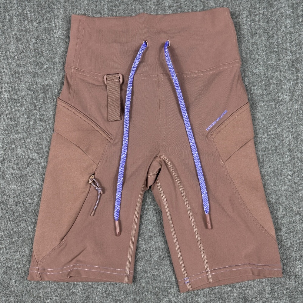 Lululemon Shorts Womens 2 Brown Dark Oxide Cargo Super High Rise Hiking Short 8"
